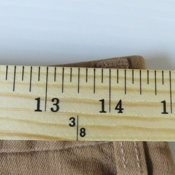 Chico's So Slimming Girlfriend Ankle Jeans Brown Pants Stretchy Women's Size 0/4 - Picture 6 of 8